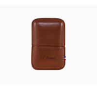 S.T. DUPONT LIGHTER CASE LIGNE 2 BROWN CUSTODIA ACCENDINO LINEA 2 MARRONE 183071