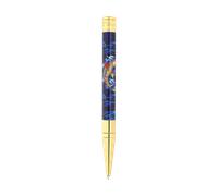 S.t.dupont Penna a sfera D Initial 'koi Fish' Blu limited edition 265005