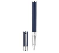 S.T. Dupont D-Initial Penna Roller Blu E Cromata