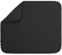 S&T INC. Tappetino scolapiatti assorbente, reversibile, in microfibra, per cucina, 40,6 x 45,7 cm, nero
