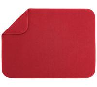 S&T INC. Tappetino scolapiatti assorbente, reversibile, XL, in microfibra, per cucina, 45,7 x 61 cm, colore: rosso