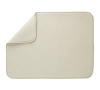 S&T INC. XL Dish Drying Mat Tappetino scolapiatti, Poliestere, Sabbia, 45.7L x 61W cm