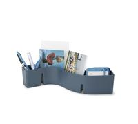 S-Tidy Portaoggetti da Scrivania Blu Mare