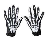 S-TROUBLE 1 Paio Ciclismo Bicicletta Moto Halloween Cranio Artiglio Osso Scheletro Guanti Goth Racing Guanto Touch Screen per Dito Pieno per Uomo Donna