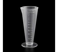 S-TROUBLE 1PC 100ml Laboratorio Bottiglia Laboratorio Cucina Tazza di misurazione di plastica Tazza di misurazione
