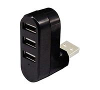 S-TROUBLE Hub USB Multi 2.0 a 3 Porte Mini hub USB Adattatore Splitter per Rotazione ad Alta velocità per Laptop Notebook per PC Accessori per Computer