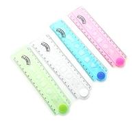 S-TROUBLE Righello Pieghevole Flessibile Coreano da 30 cm Righelli da Disegno in plastica Multifunzione Ufficio Scuola Cartoleria Studenti Regali per Bambini