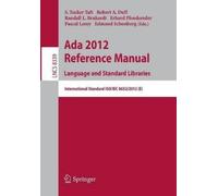 S. Tucker Taft Ada 2012 Reference Manual. Language and Standard Libr (Tascabile)