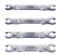 S. U. R.&r. RLW400 Cricchetto Linea Chiave Set Di 4 Con 4-Slot Tasca- SAE /