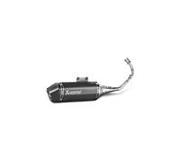 Sistema di scarico in titanio Akrapovic Slip-On Racing Line, nero-grigio
