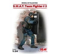 S.W.A.T. SWAT Team Fighter #2 1:24 Plastic Model Kit ICM