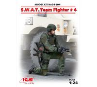 S.W.A.T. SWAT Team Fighter #4 1:24 Plastic Model Kit ICM