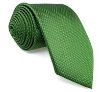 S&W SHLAX&WING Cravatta Verde Tinta Unita per Uomo Regalo Matrimonio Feste Prom per Giacca Extra Lunga 160cm