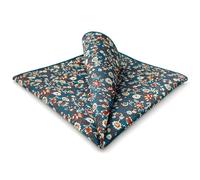 S&W SHLAX&WING Cravatte floreali per uomo multicolore alga verde matrimonio grande e alto