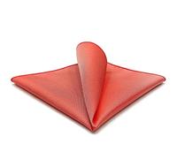 S&W SHLAX&WING Fazzoletto da Taschino Uomo Colore Unito Rosso