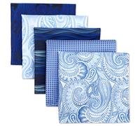 S&W SHLAX&WING Set fazzoletto da taschino assortito da 5 pezzi per giacca