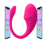 S ẋ Tõy ćop Donnå Víbrát rë Wireless Ovětt Vîbra te App Cońtrol Vîbràt rî Sessüalì per Donná Coppīa, Vîbratôr pèr Donná Telecomando a Distañza Vîbrå orì Maśsággìátöre Piccolo Pórtátile