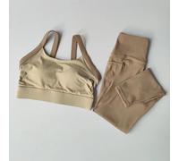 S-XL 2PCS Yoga Set Croce Schiena SPORTS Reggiseno Intimo Alto Vita Leggings New