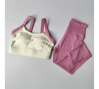 S-XL 2PCS Yoga Set Croce Schiena SPORTS Reggiseno Intimo Alto Vita Leggings New