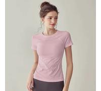 S-XL Asciugatura Rapida Camicia a Manica Corta Elastico Traspirante Top Workout