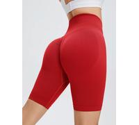 S-XL senza Cuciture Vita Alta Fitness Shorts Casual Allenamento Donna Corsa Wear