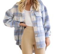 S-XXL da Risvoltare Collare Plaid Cappotto Casual Autunno Stile Esterni Per New
