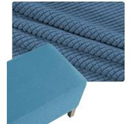 S-XXXL Copri Pouf Rettangolare 90×70, 100×60, 120×60, 80×60, Fodera for Poggiapiedi Allungabile Ottomana sgabello, Dimmi la taglia che ti serve e la personalizzeremo for te(Dust-Blue,85x155cm)