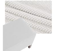 S-XXXL Copri Pouf Rettangolare 90×70, 100×60, 120×60, 80×60, Fodera for Poggiapiedi Allungabile Ottomana sgabello, Dimmi la taglia che ti serve e la personalizzeremo for te(Cream-White,90x180cm)