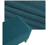 S-XXXL Copri Pouf Rettangolare 90×70, 100×60, 120×60, 80×60, Fodera for Poggiapiedi Allungabile Ottomana sgabello, Dimmi la taglia che ti serve e la personalizzeremo for te(Dark-Blue,80x110cm)