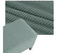 S-XXXL Copri Pouf Rettangolare 90×70, 100×60, 120×60, 80×60, Fodera for Poggiapiedi Allungabile Ottomana sgabello, Dimmi la taglia che ti serve e la personalizzeremo for te(Gray-Green,50x80cm)