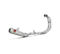 S-Y2R1-CUBSS AKRAPOVIC Scarico completo non omologato YAMAHA YZF-R3 2015-2016