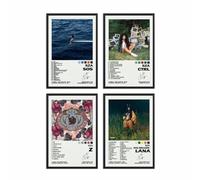 S.z.a Album Musica Sos Ctrl Un Set Di 4 Poster Su Tela Per La Stanza, Estetica, Festival, Regalo, Famiglia, Camera Da Letto, Decorazione Da Parete, Casa 08x12inch(20x30cm)