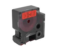 S0720870 Cinturino 19 mm 7 m rosso Colore disegno: nero DYMO