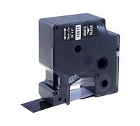 S0720910 Cinturino 19 mm 7 m nero Colore disegno: bianco DYMO