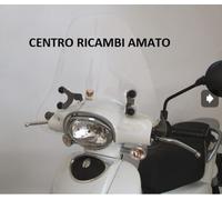 S10 PARABREZZA ISOTTA COMPLETO DI ATTACCHI PER APRILIA SCARABEO 50 1994-2013