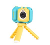 S11 48MP Supporto portatile HD Telecamera per bambini a doppio obiettivo, blu