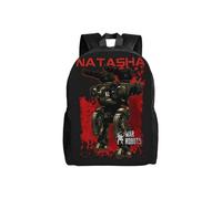 s115 War of the Robots Backpack for Men and Women, Stylish Daypack with Full Print Design, Waterproof Book Bag for School and Outdoor h115 jm