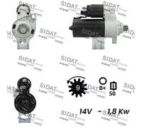 S12BH0438A2 SIDAT Motorino d'avviamento per SEAT,VW