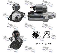 S12VA0017A2 SIDAT Motorino d'avviamento per ALFA ROMEO,FIAT,LANCIA