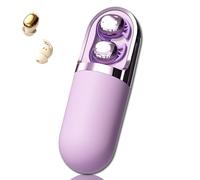 S13 Vibration Massage Bluetooth Headphones,Bluetooth 6.0 Wireless Sleep Earbuds,Invisible Ear Plugs for Side Sleepers,Vibration Earphone Case Provide Relaxation and Massage for Sleeping (Purple)
