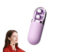 S13 Vibration Massage Bluetooth Headphones, Bluetooth 6.0 Wireless Sleep Earbuds, Invisible Ear Plugs, Equipped with a Vibration Earphone Case, Suitable for Use During Leisure Sleep (Purple)