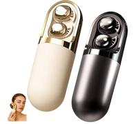 S13 Vibration Massage Bluetooth Headphones, Bluetooth Wireless Sleep Earbuds for Side Sleepers, Invisible Ear Plugs, Waterproof Vibration Earphone Case Provide Relaxation and Massage (Black+Beige)