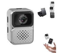 S130 Mini Digital Camera, 0.96-Inch HD Retro Compact CCD Thumb Camera, Portable Thumb Cameras for Travel, Concerts, Study and Recording (64G,Gray)