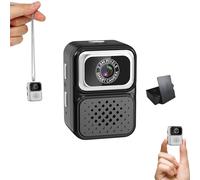 S130 Mini Digital Camera, 0.96-Inch HD Travel Retro Compact Ccd Thumb Camera, Mini Keychain Digital Camera, for Travel,Concert, Study Recording (Black,No card)