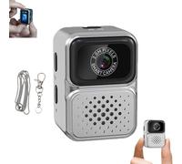S130 Mini Digital Camera, 0.96-Inch HD Travel Retro Compact Ccd Thumb Camera, Small Portable Photo Video Cameras, Tiny Digital Cameras Keychain, for Travel Study Recording (32G,Grey)