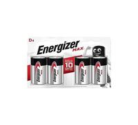 S15276 ENERGIZER D TAGLIA MAX, Confezione da 4