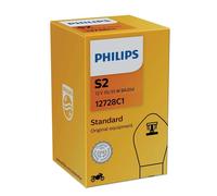 S2 Lampadine Alogena PHILIPS Faro Vision Moto Scooter 12728C1 Single