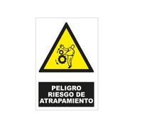 S21 segnalazione adr2280.g - Segnale pericolo combattimenti di atrapamiento Multicolore