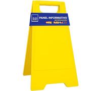 S21 Señalización Cartello da pavimento senza testo | Segnale di sicurezza pieghevole giallo per interni ed esterni - leggero e resistente
