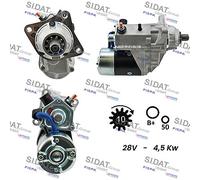 S24DE0050A2 SIDAT Motorino d'avviamento per IVECO